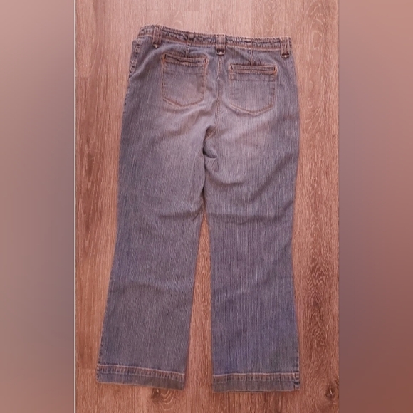 Christopher & Banks Bootcut Size 14 Stretch Jeans Denim Medium Wash Classic - Picture 6 of 12